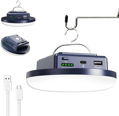 Kamp Işıkları Taşınabilir USB Dış Mekan Şarj Edilebilir