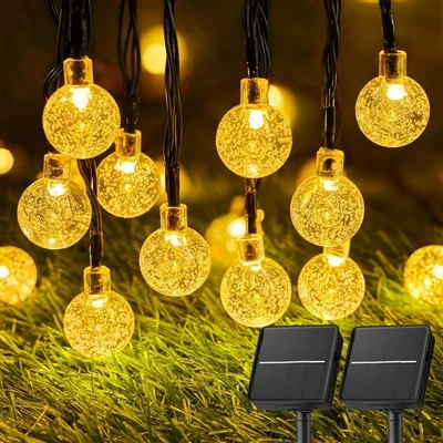 39Ft 100 LED Solar String Işıklar Dış Mekan Suya Dayanıklı